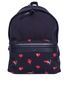 Heart Print Backpack, front view